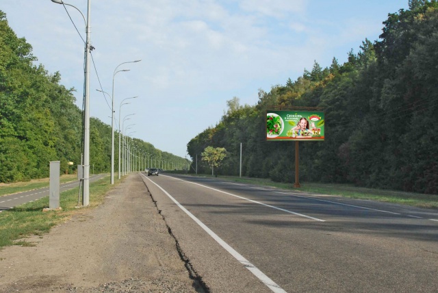 Щит 6x3,  Белгородское шоссе - Решеткинская ул., из центра