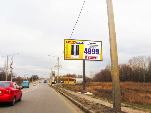 Щит 6x3,  Полтавский шлях ул. - Гуковский мост, в центр