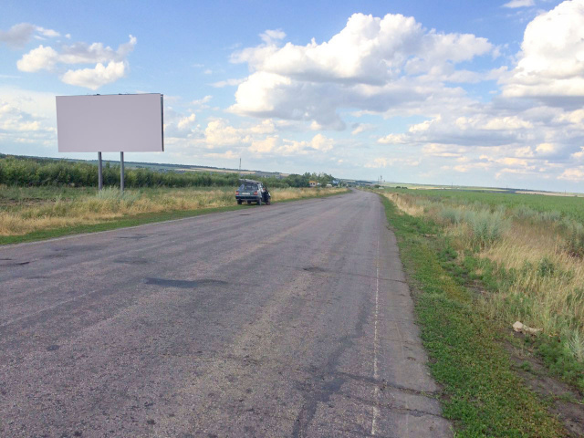 Щит 6x3,  вьезд в город со стороны Сватово