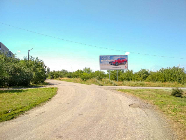 Щит 6x3,  Въезд со знаменовки