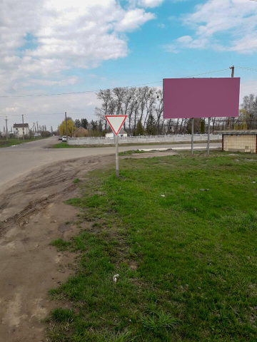 Щит 6x3,  вьезд в город со стороны Адамовки