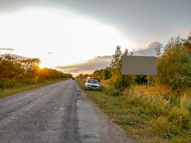 Щит 6x3,  выезд с города
