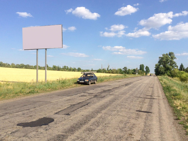 Щит 6x3,  выезд с города