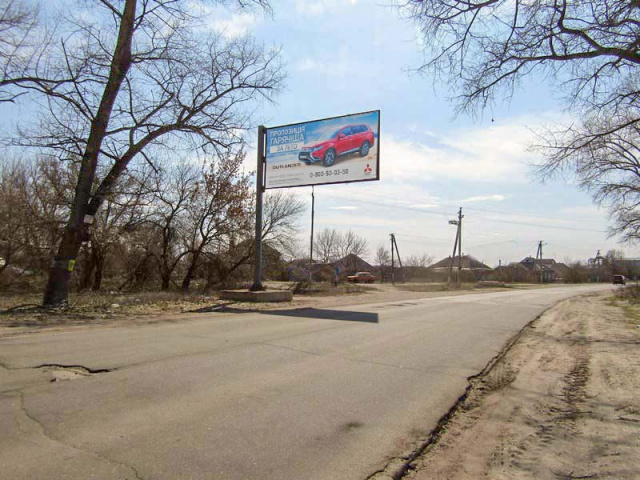 Щит 6x3,  выезд из города, перед постом