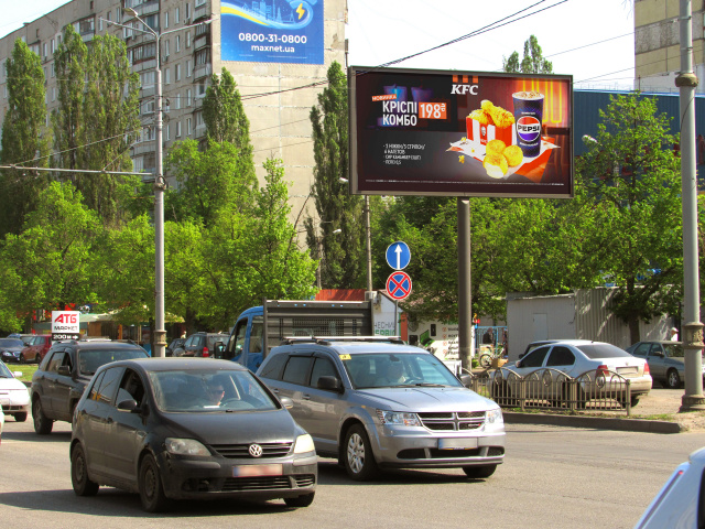 Щит 6x3,  Академіка Павлова вул., 160, з центру (VIP) (К-т Познань)