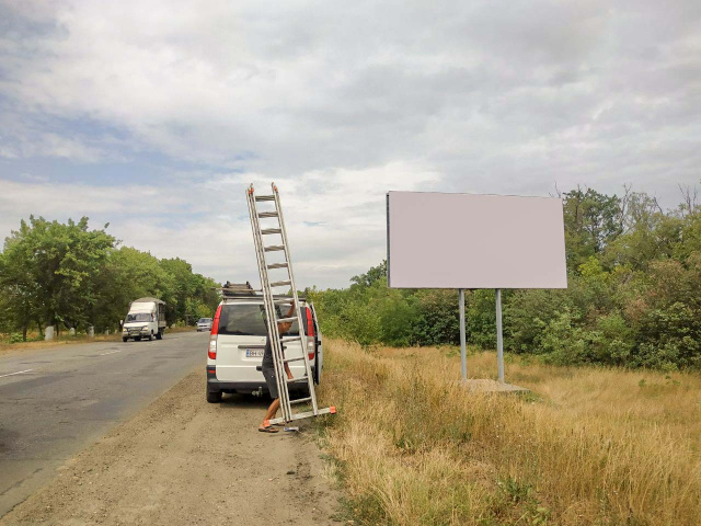 Щит 6x3,  въезд