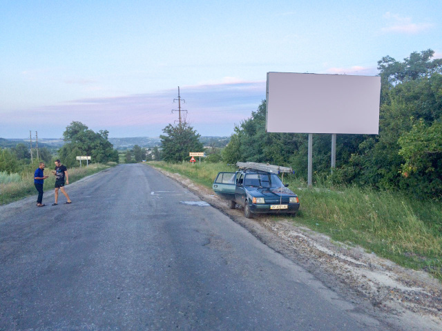 Щит 6x3,  выезд с города