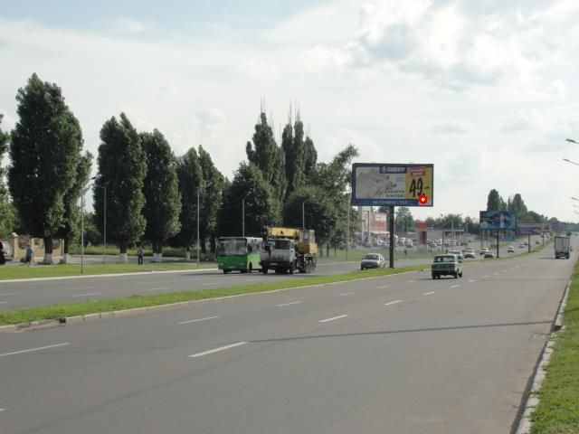 Щит 6x3,  Льва Ландау пр-т, 55, из центра