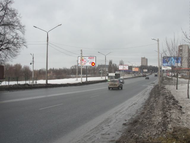 Щит 6x3,  Клочковская ул. - Береговая ул. (1), из центра
