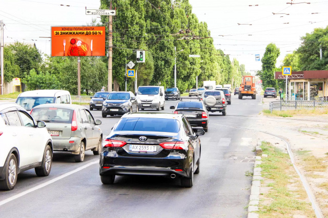 Цифрова панель 6x3,  Героев Сталинграда пр-т, 51 - Морозова ул., из центра
