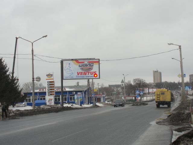 Щит 6x3,  Клочковская ул. - Дербентская ул., из центра