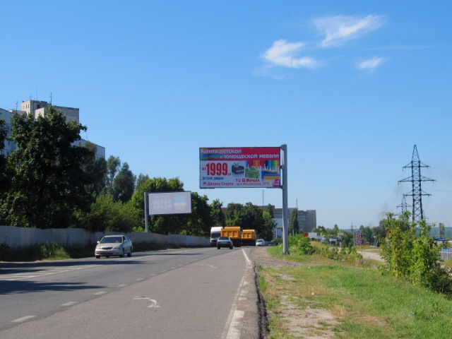 Щит 6x3,  Архитекторов ул., 22, в город