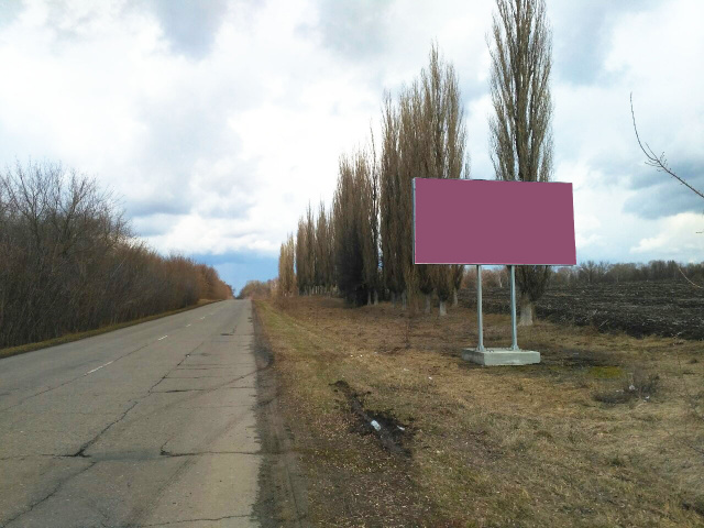 Щит 6x3, Дорога Е 19-04 Білопілля-Терни-Липова Долина-Гадяч 80 км+600 вправо Щит 6x3, Дорога Е 19-04 Білопілля-Терни-Липова Долина-Гадяч 80 км+600 вправо