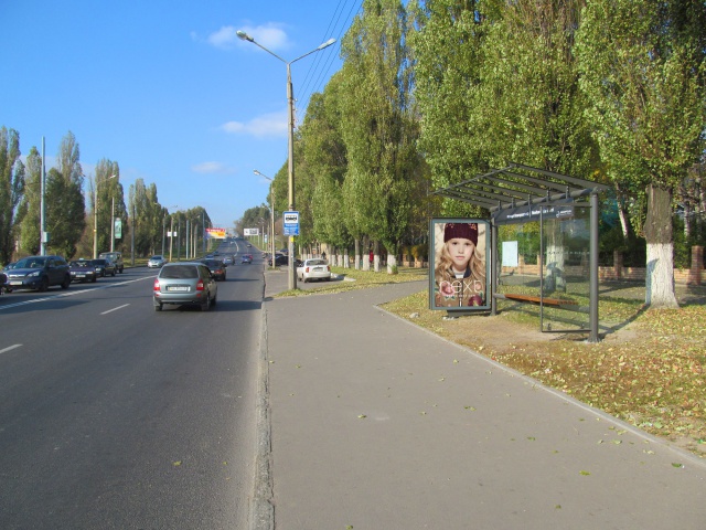 Сітілайт 1.2x1.8,  Клочковская ул. - ул.Новгородская  (остановка ул.Новгородская), из центра