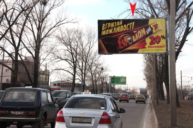 Щит 6x3,  Салтовское шоссе, 123, в центр