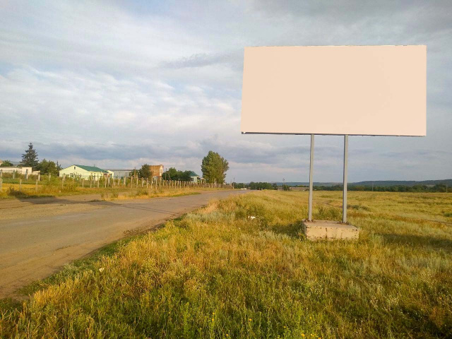 Щит 6x3,  вьезд в город
