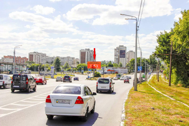 Цифрова панель 6x3,  Героев Труда ул., 2-В, в центр (VIP) (ост. Жилярди)