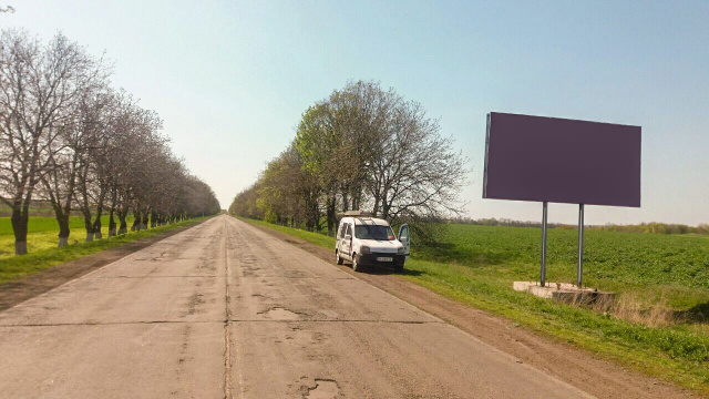Щит 6x3,  выезд на Доманевку