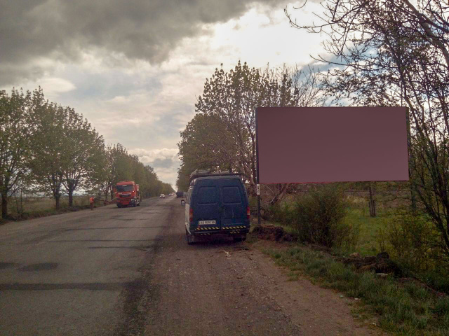 Щит 6x3,  вьезд в город 1 км