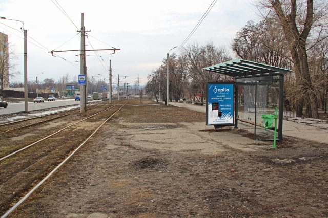 Сітілайт 1.2x1.8,  Полтавский шлях ул., 196 (парк Юнность, трамвайная)
