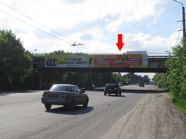 Міст 12x3,  Московский пр.-Окружная, въезд в город