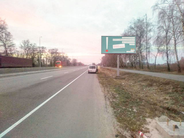 Щит 6x3,  Въезд с Киева