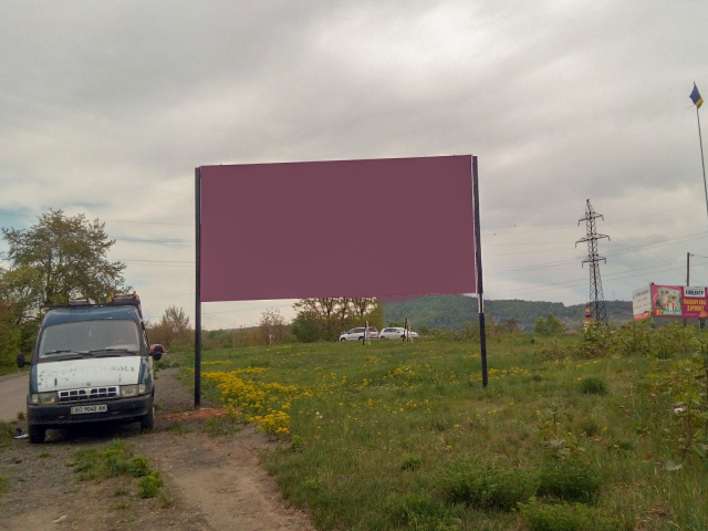 Щит 6x3,  поворот с трассы