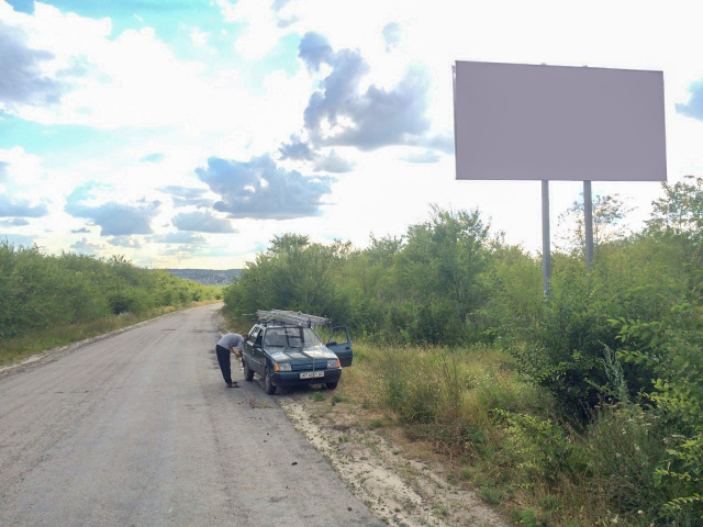 Щит 6x3,  вьезд в город с Овчарово