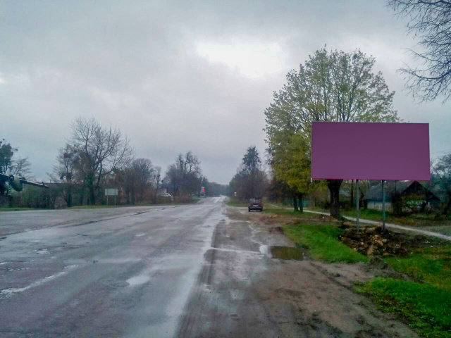 Щит 6x3,  выезд с города (на перекрестке)