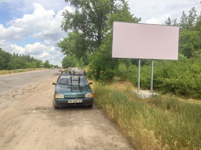Щит 6x3,  Въезд в Старобельск с Новопсков.