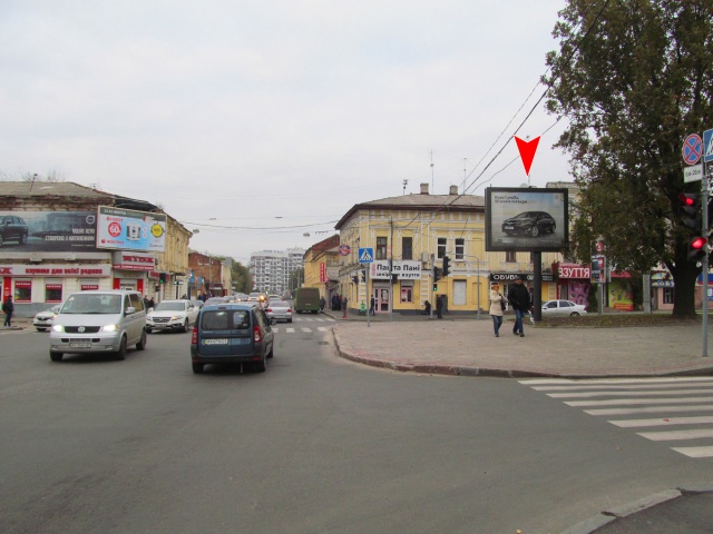 Скролл 3.1x2.2,  Клочковская ул. -  Бурсацкий спуск, из центра