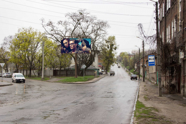 Щит 6x3,  Озерянская ул., 88 - Рылеева ул., из центра