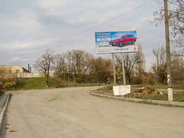 Щит 6x3,  выезд из города