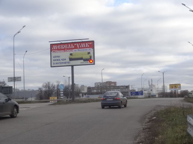 Щит 6x3,  Клочковская ул. - Лозовеньковский пр., из центра (1)