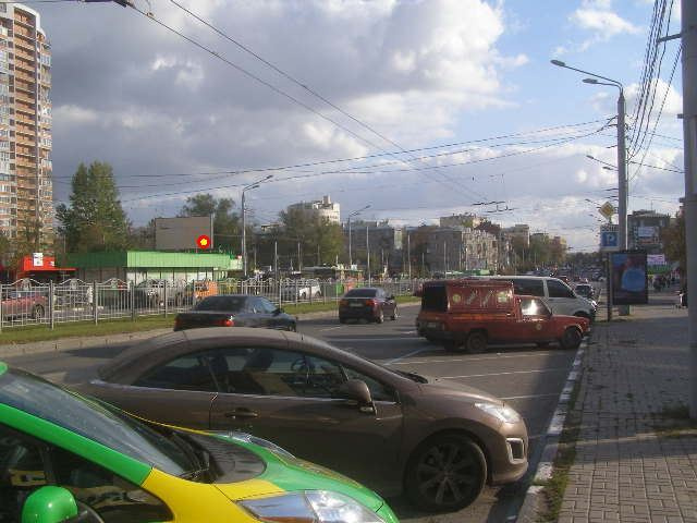 Щит 6x3,  Науки пр-т, м. Научная, в центр Размер 5760х2880