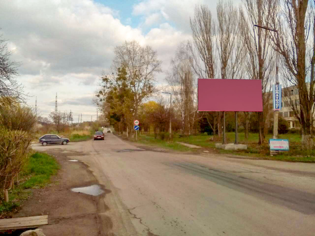 Щит 6x3,  выезд с города (на перекрестке)