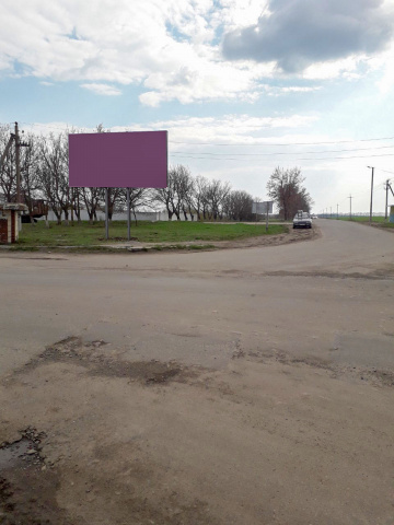 Щит 6x3,  вьезд в город со стороны Адамовки