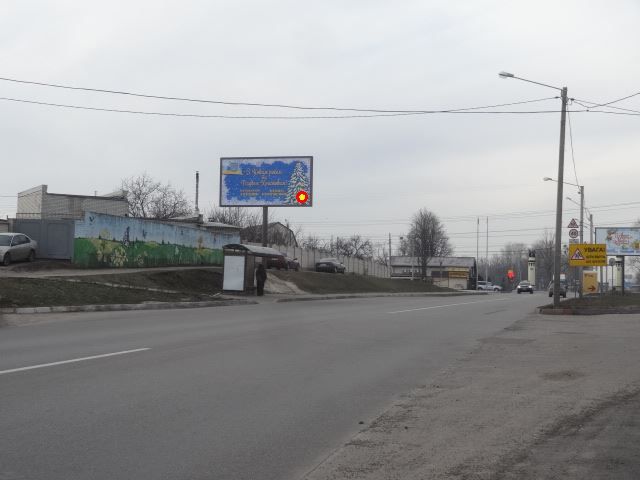 Щит 6x3,  Полтавский шлях ул. - Тюменский пер., 14, из центра