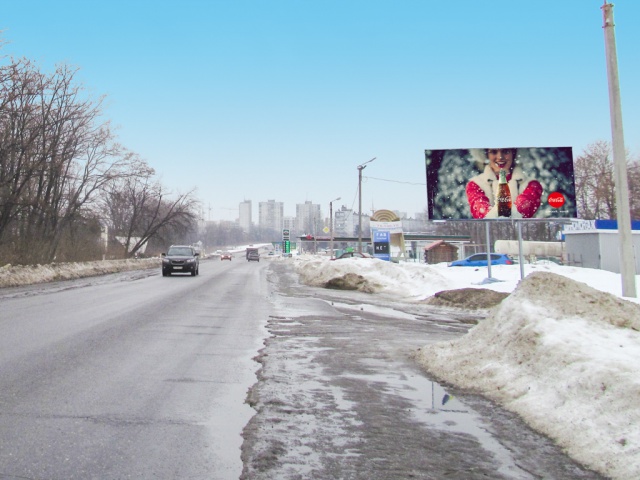 Щит 6x3,  Салтовское шоссе (въезд/выезд из города), в город