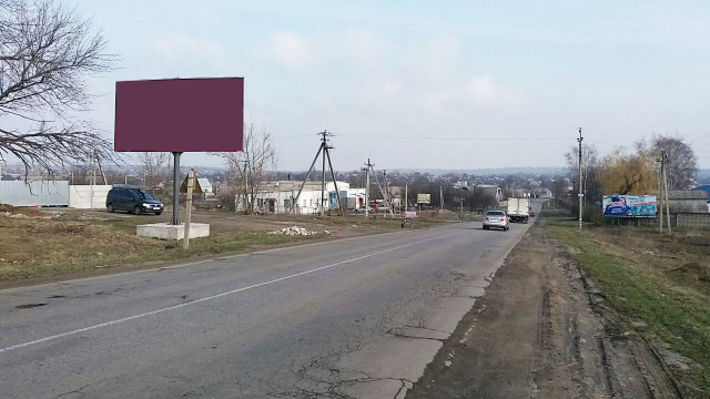 Щит 6x3,  выезд с города на Александрию
