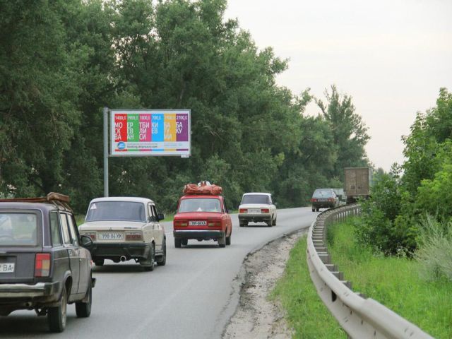 Щит 6x3,  Въезд в г. Харьков рынок Лоск. Песочин - Харьков, в город