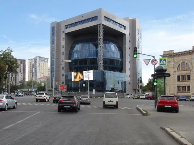 Цифрова панель 15.36x4.8,  Гагарина пр-т, 24Д, бизнес-центр Elysium Plaza, в центр / из центра
