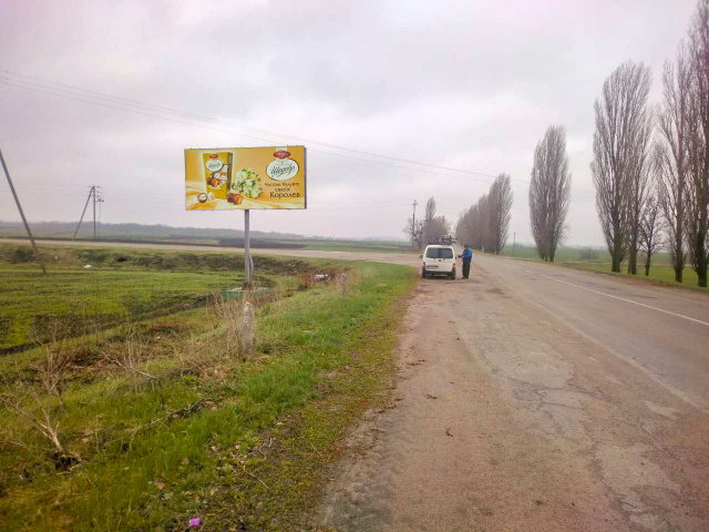 Щит 6x3,  Въезд с ст Володарки, Тетиева