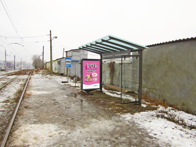 Сітілайт 1.2x1.8,  Академика Павлова ул., 71 (2) (остановка переулок Муромский), в центр