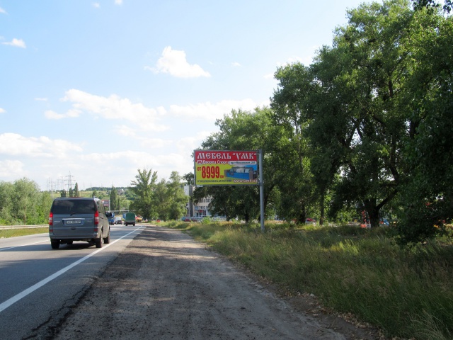 Щит 6x3,  Выезд в г. Харьков рынок Лоск. Песочин - Харьков, из города