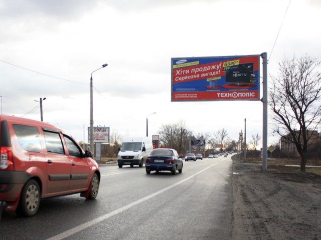 Щит 6x3,  Мерефянское шоссе (напротив дома № 20), из города