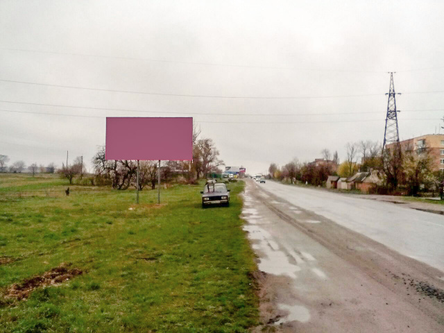 Щит 6x3,  вьезд в город