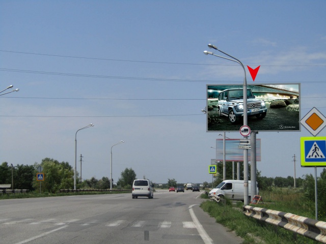 Щит 6x3,  Полтавское шоссе (пешеходный переход)