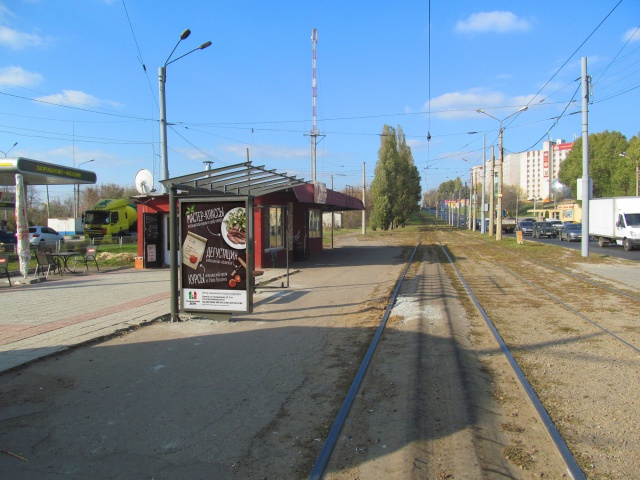 Сітілайт 1.2x1.8,  Клочковская ул. - семена Кузнеца ул. (остановка ул.Новгородская), из центра