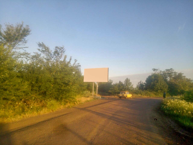 Щит 6x3,  вьезд в город